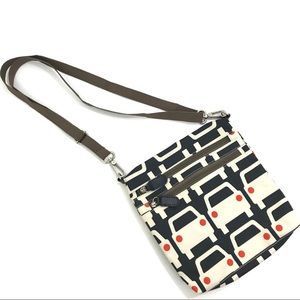 ORLA KIELY Target CROSSBODY BAG Cars Black White